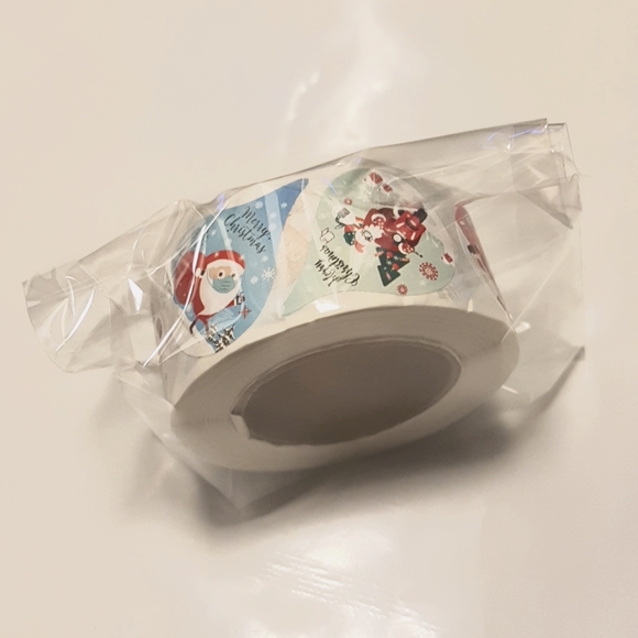 🎅🏼500 pcs Merry Christmas Stickers Santa Claus Stickers Thank You Stickers - Picture 7 of 7